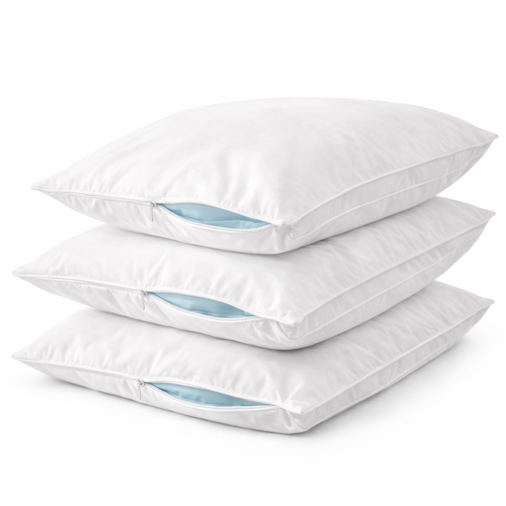 Falvioren™ Premium Cotton Pillow Protectors with Waterproof Lining