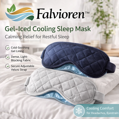Falvioren™ Gel-Iced Cooling Sleep Mask